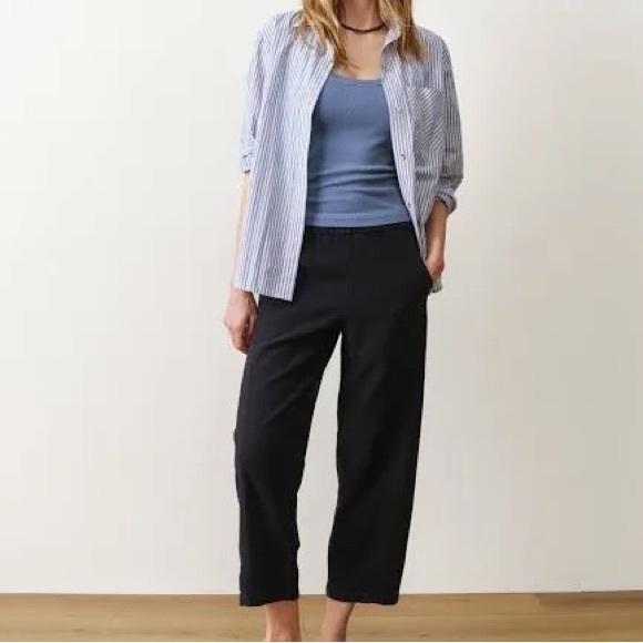 Marine Layer Pants - Marine Layer Piper Pants Black Size Medium